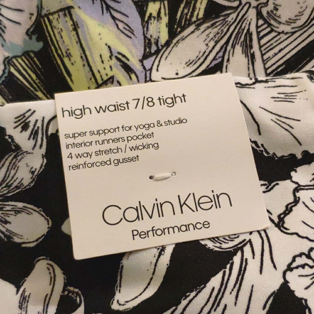 Calvin Klein Performance flower Tights - Picture 6 of 9